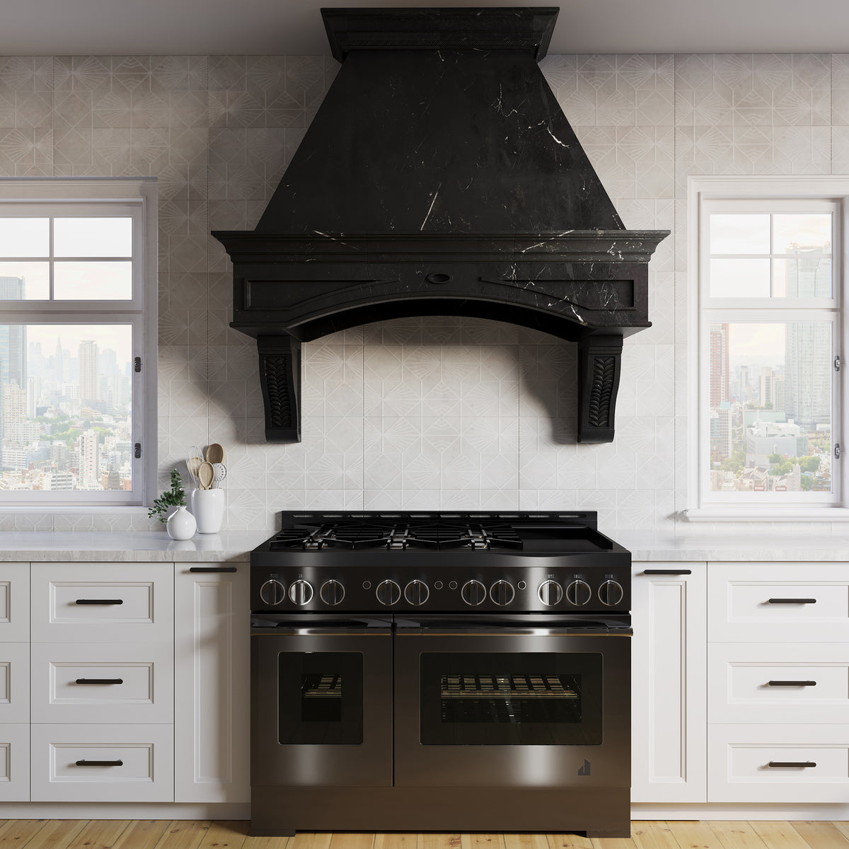 Austin shown in Nero Marble.