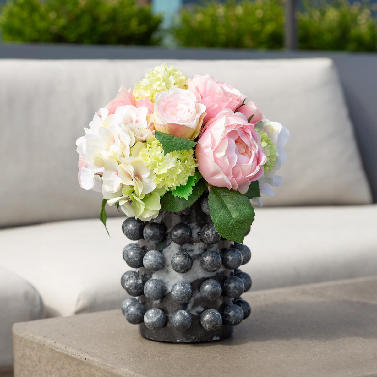 Bubble Vase & Wine Cooler in Black Marble