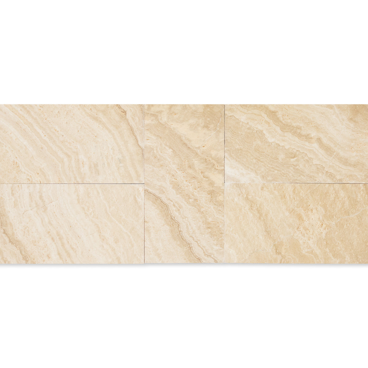 8x16” Carmel Travertine Tile in Honed Finish