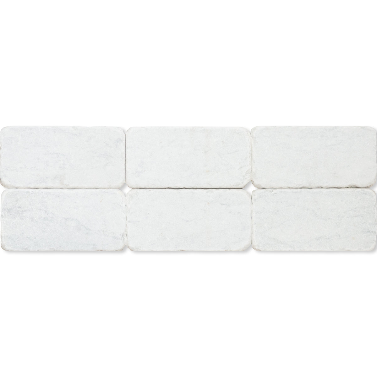 6x12” Carrara Marble Tile in French Quarter Main Product Slider View