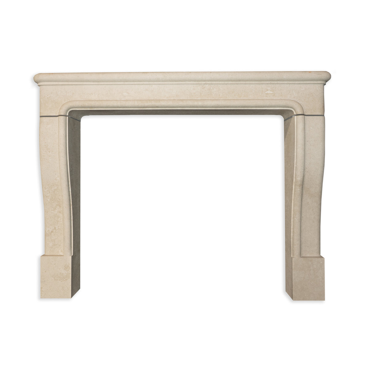 Hobson Fireplace in Seville Travertine with Honed Finish view 1