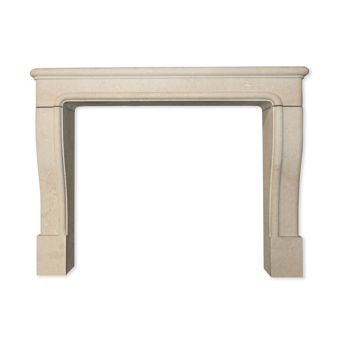 Hobson Fireplace in Seville Travertine with Honed Finish view 1
