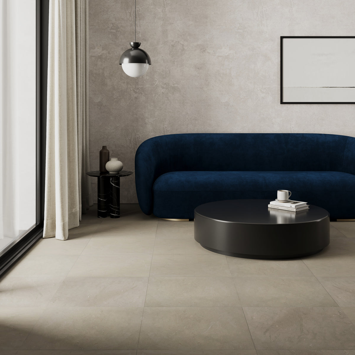 French Blue Limestone MATERIAL Bespoke Stone + Tile