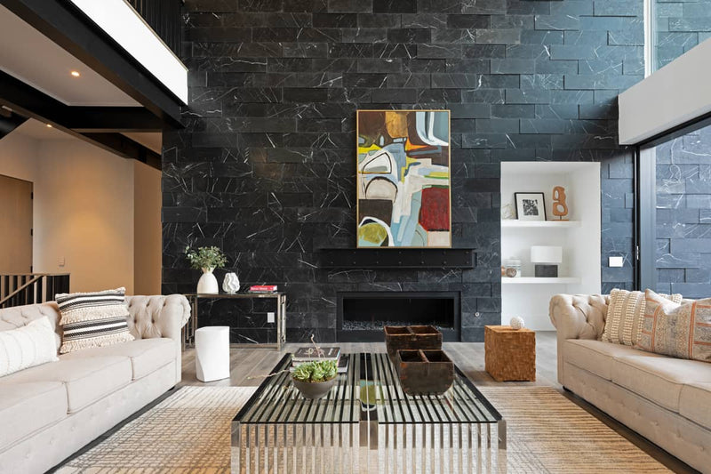 Honed Nero Marble Mobile