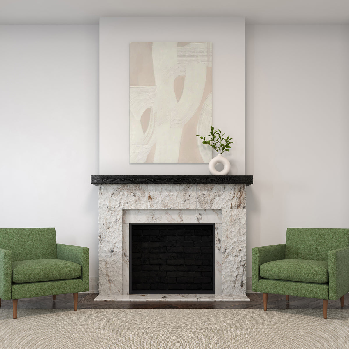 Ruvida shown in Savena Marble.