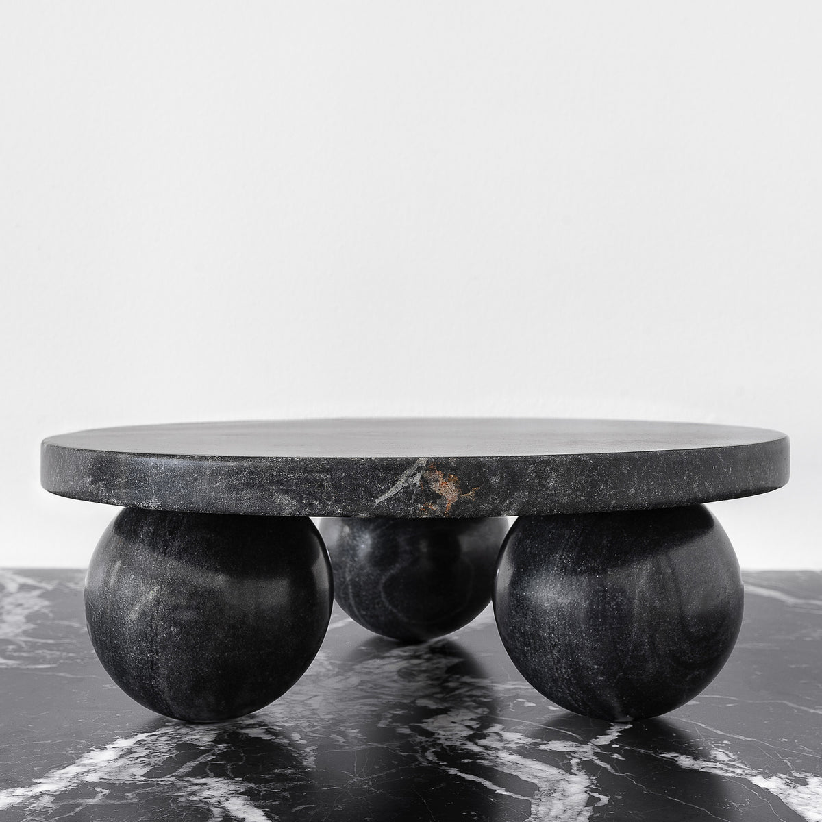 Cake Stand in Black Marble Main Product Slider View