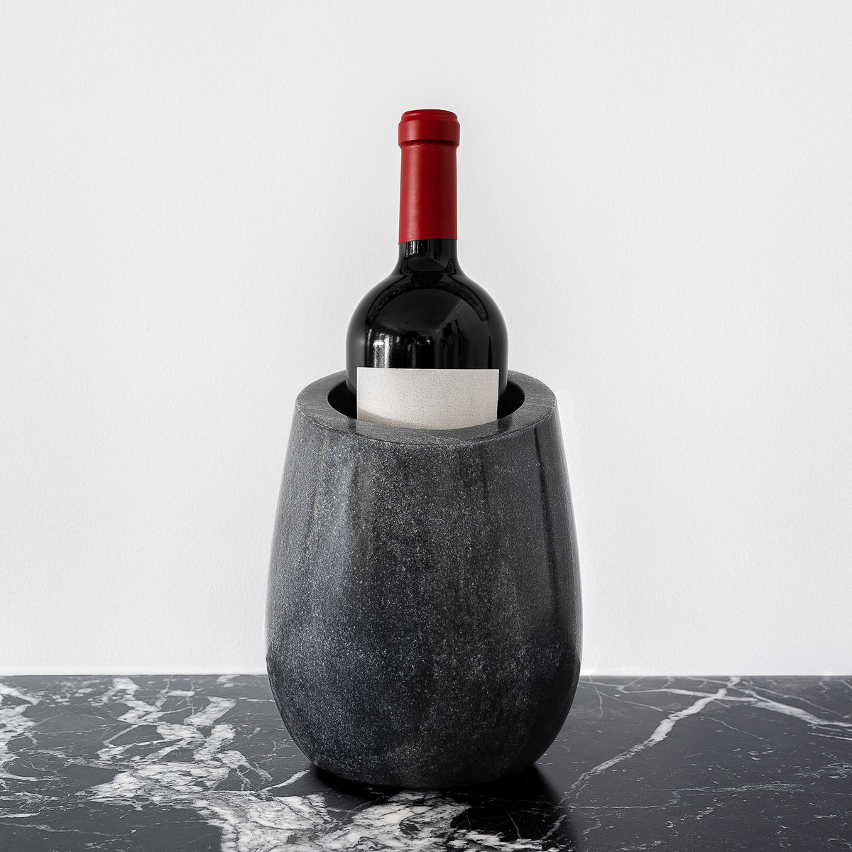 Wine Chiller in Black Marble Main Product Slider View