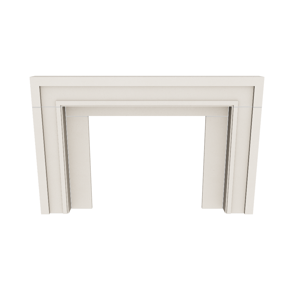 3d render of a fireplace