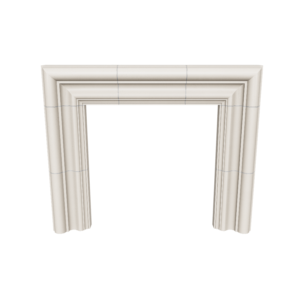 3d render of PONCE fireplace