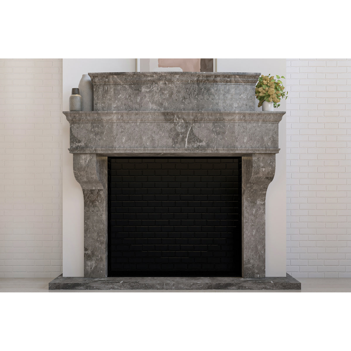 Elmsgate shown in Argento Marble.