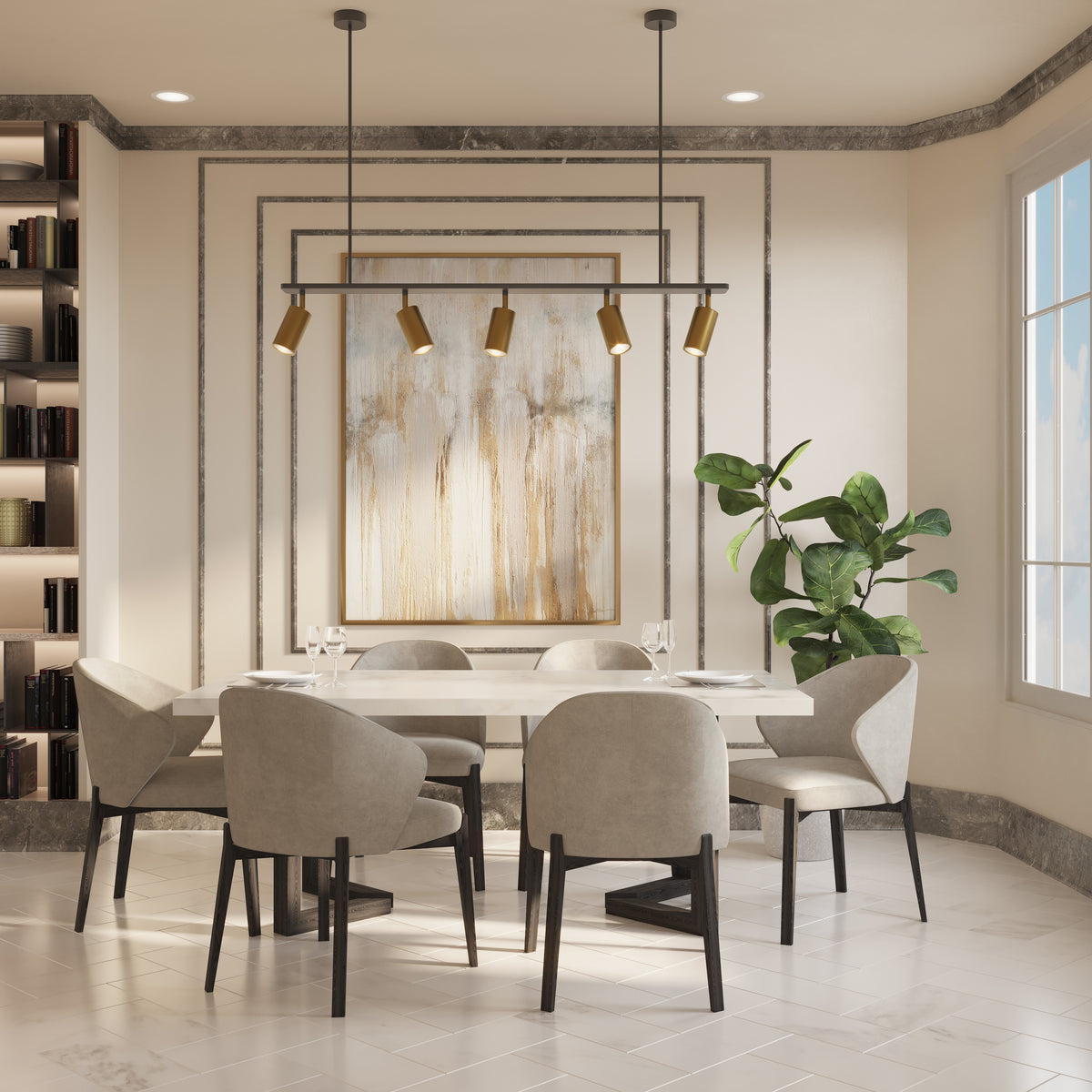 Dining Room Panel Molding