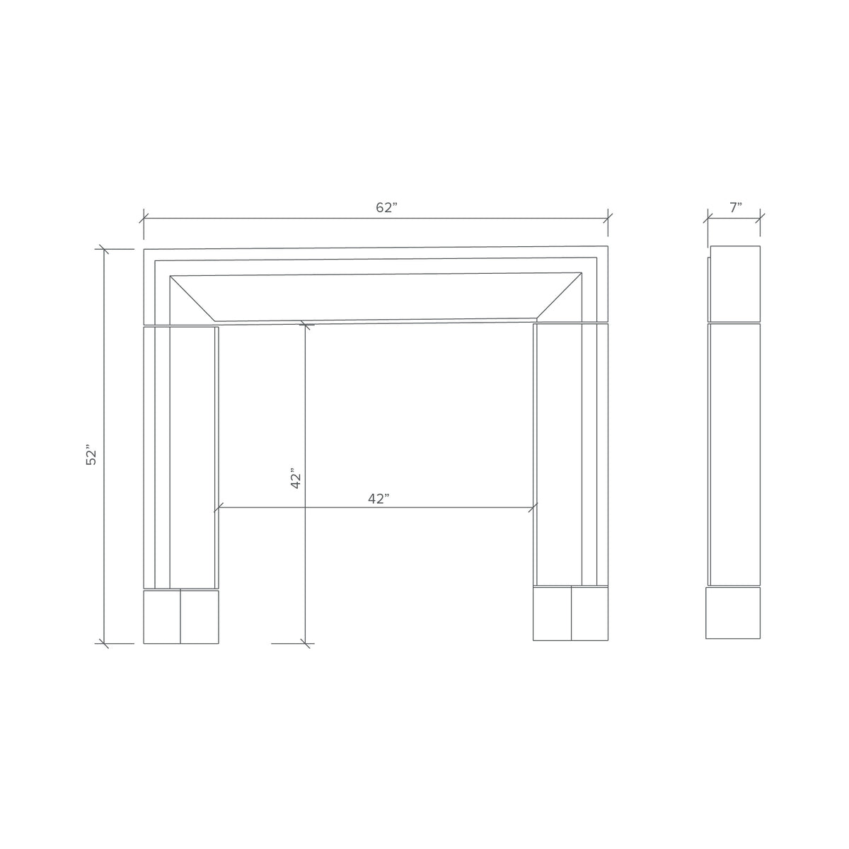 PROVIDENCE fireplace diagram