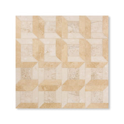 Shown in Seville Travertine with Dourdan and Pearl Marbles Product Thumbnails View