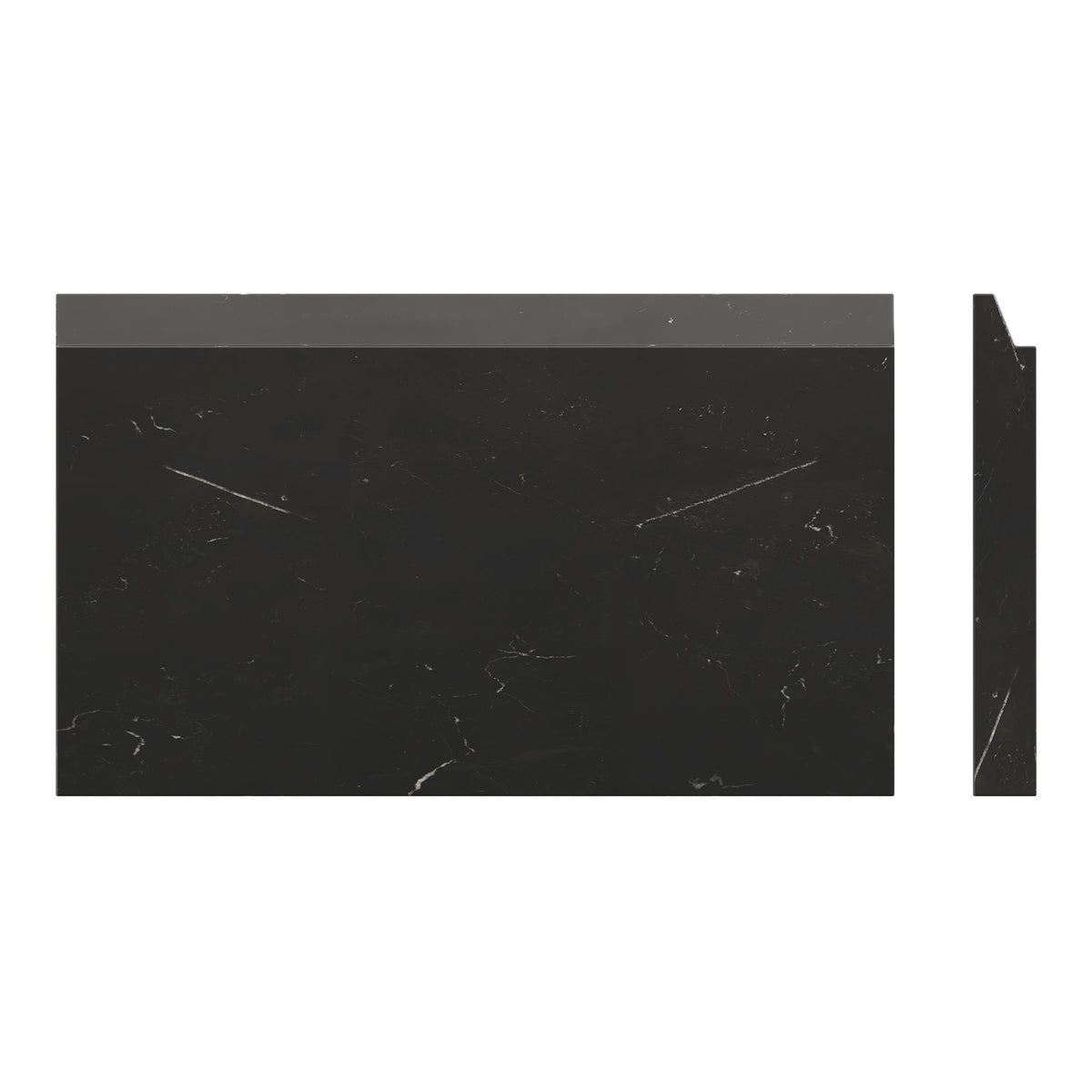 Craftsman Base shown in Nero Marble Honed. Main Product Slider View