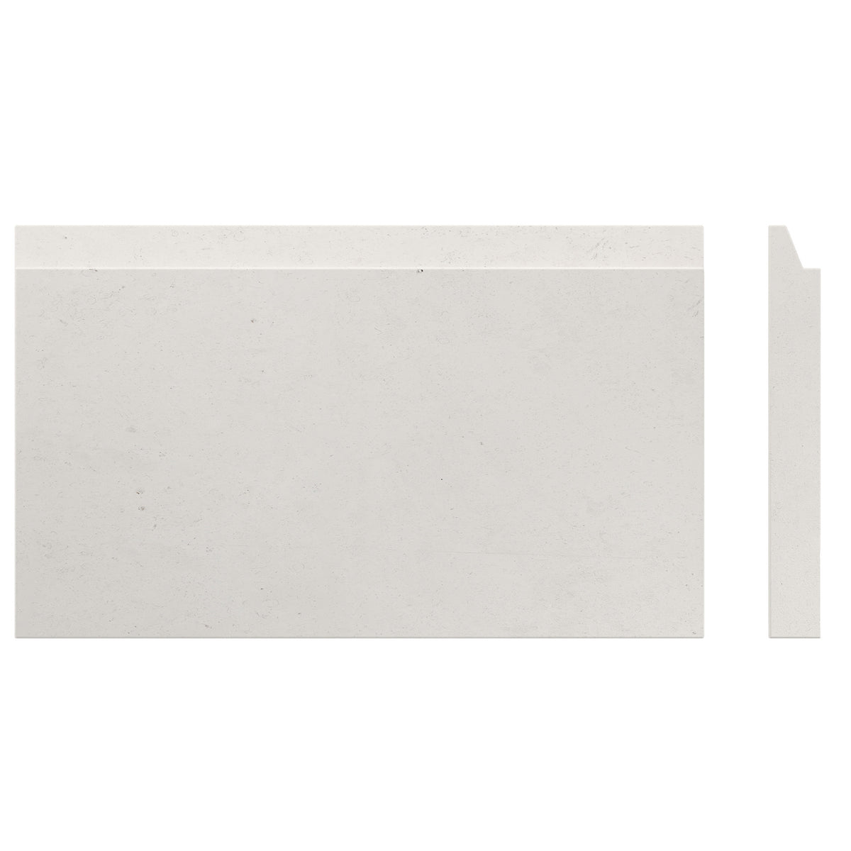 Craftsman Base shown in White Limestone Honed.