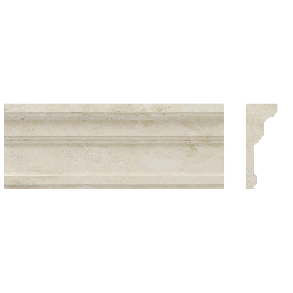 Provence Family Crown Moulding on tan