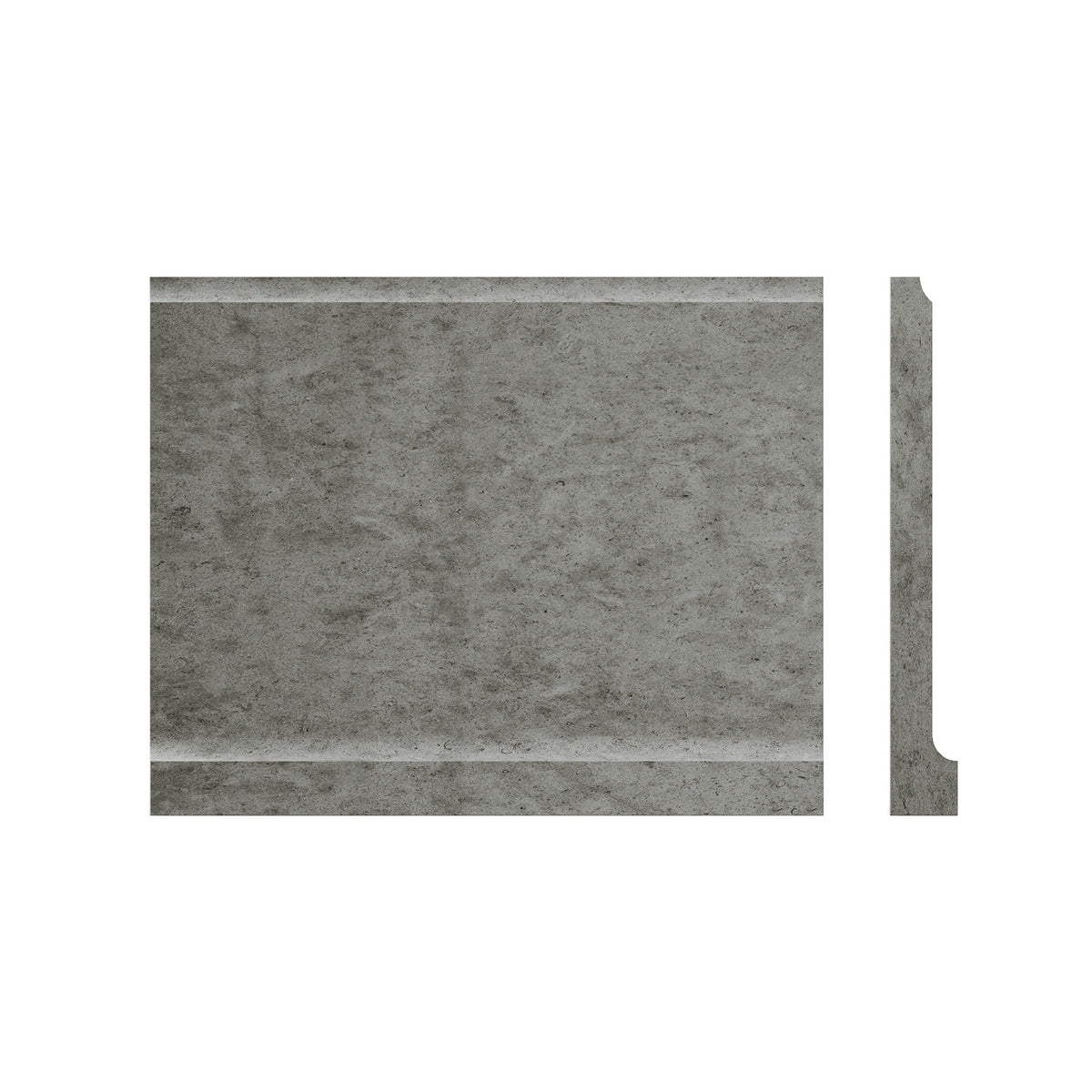 Provence Family Base Moulding in light grey