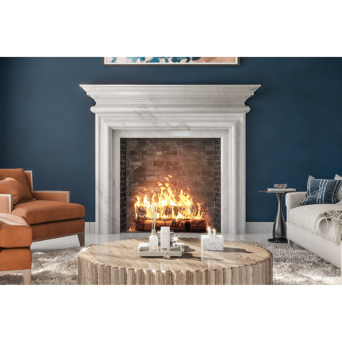 Piedmont shown in Danby Marble.