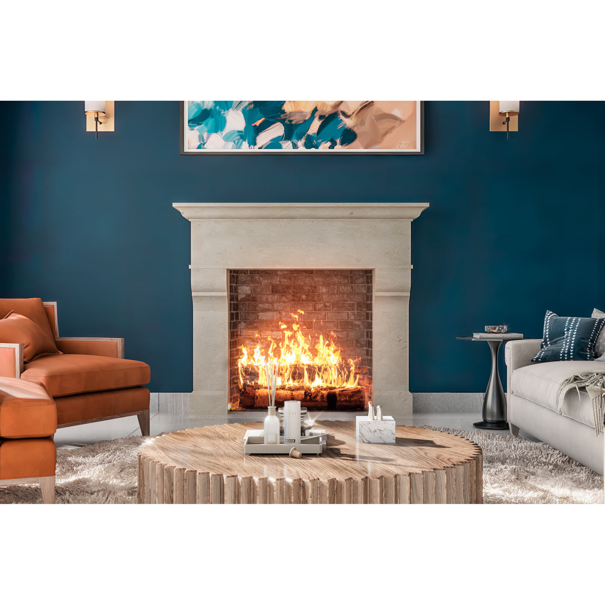Harrisburg shown in Dourdan Marble.