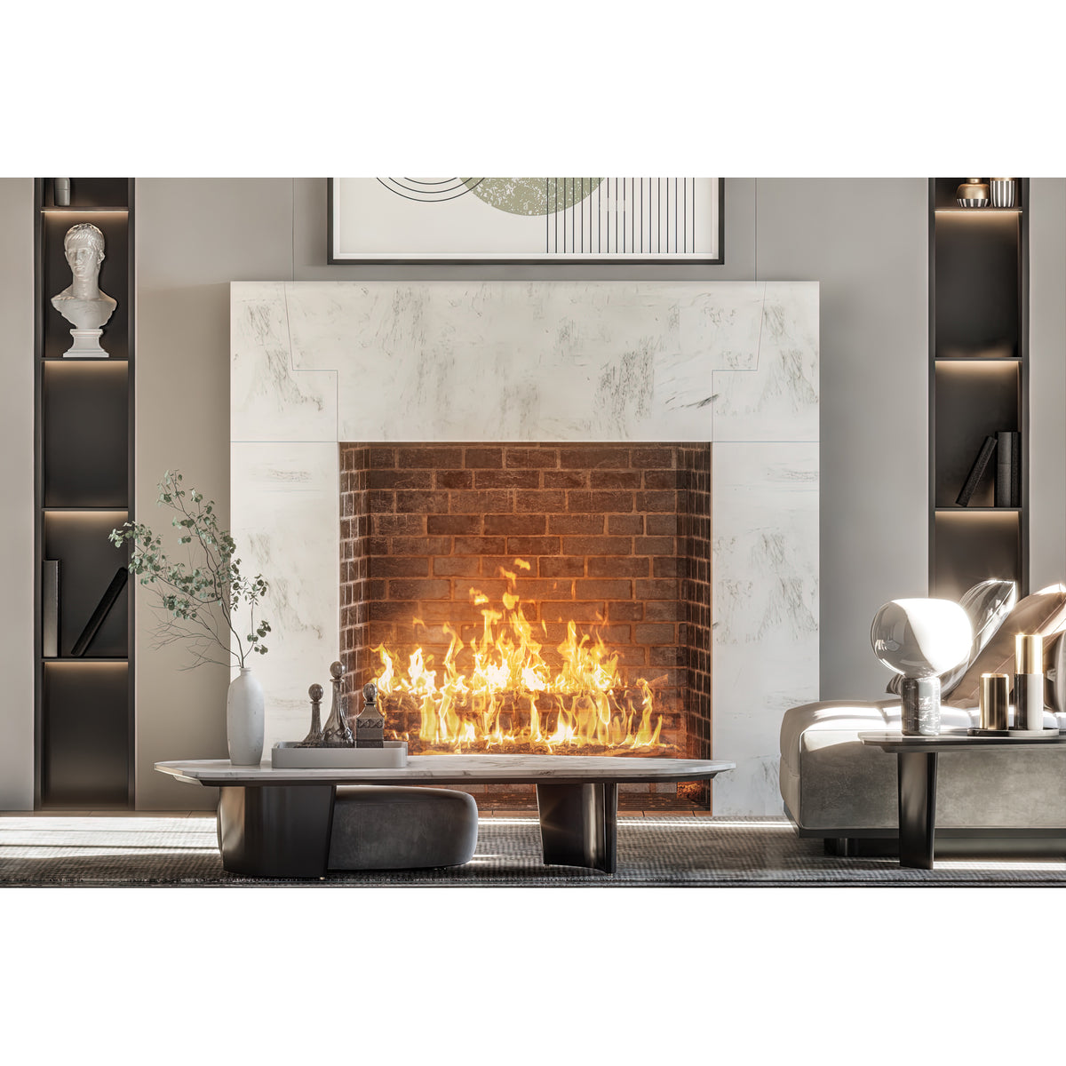 Organic III shown in Montclair Marble.