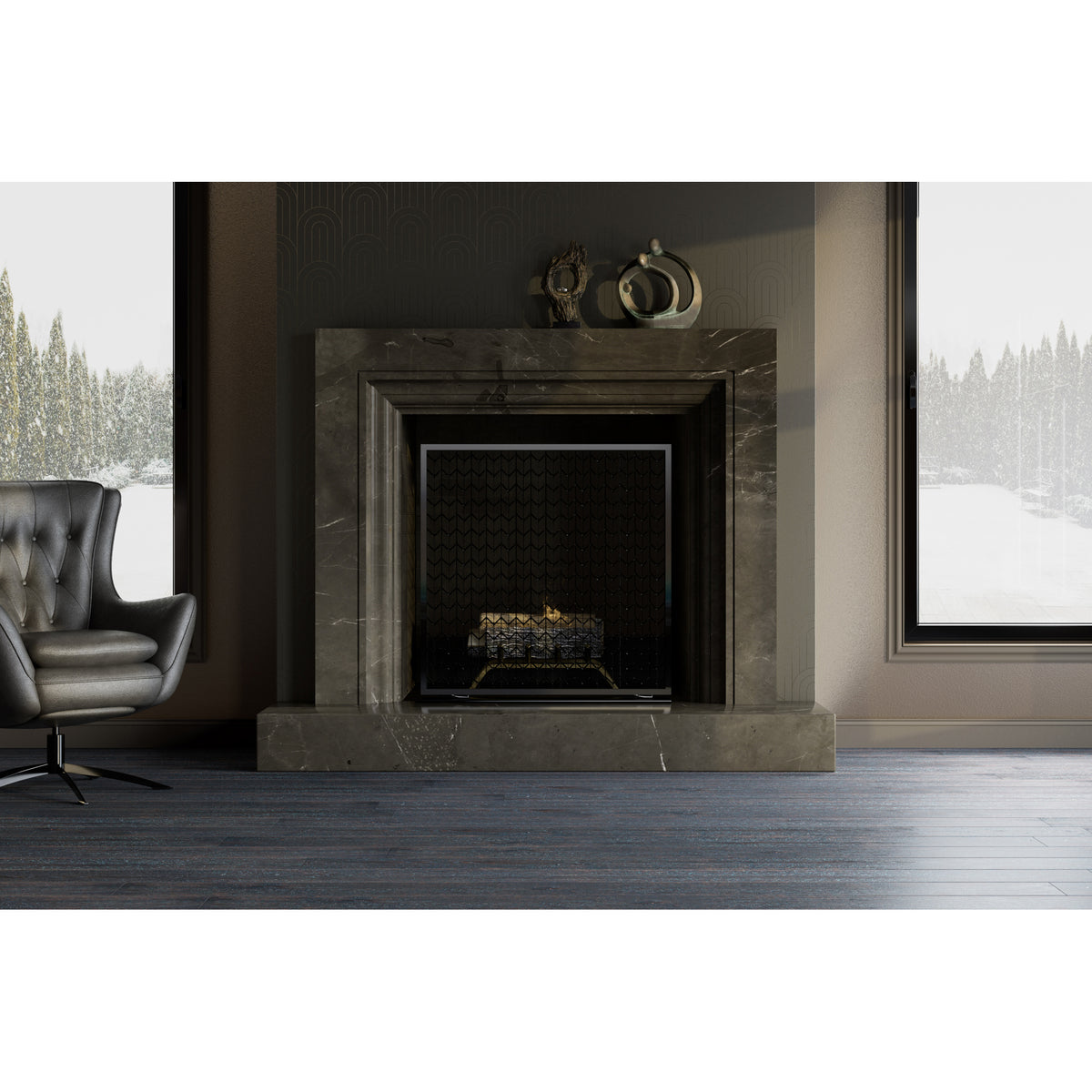 Sebastian shown in Sable Marble.