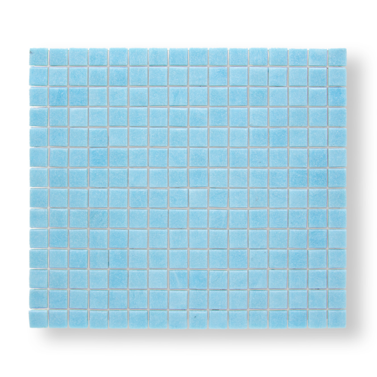 sky blue square tile