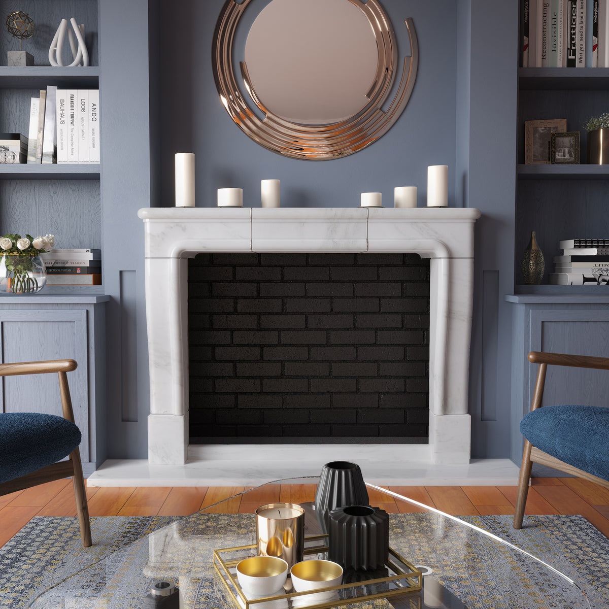 Hobson shown in Danby Marble.
