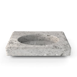 Angelo Sink shown in Breccia Nuvole Marble. Product Thumbnails View