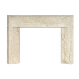 Meridian Fireplace in Maderno Travertine with Honed Finish view 2