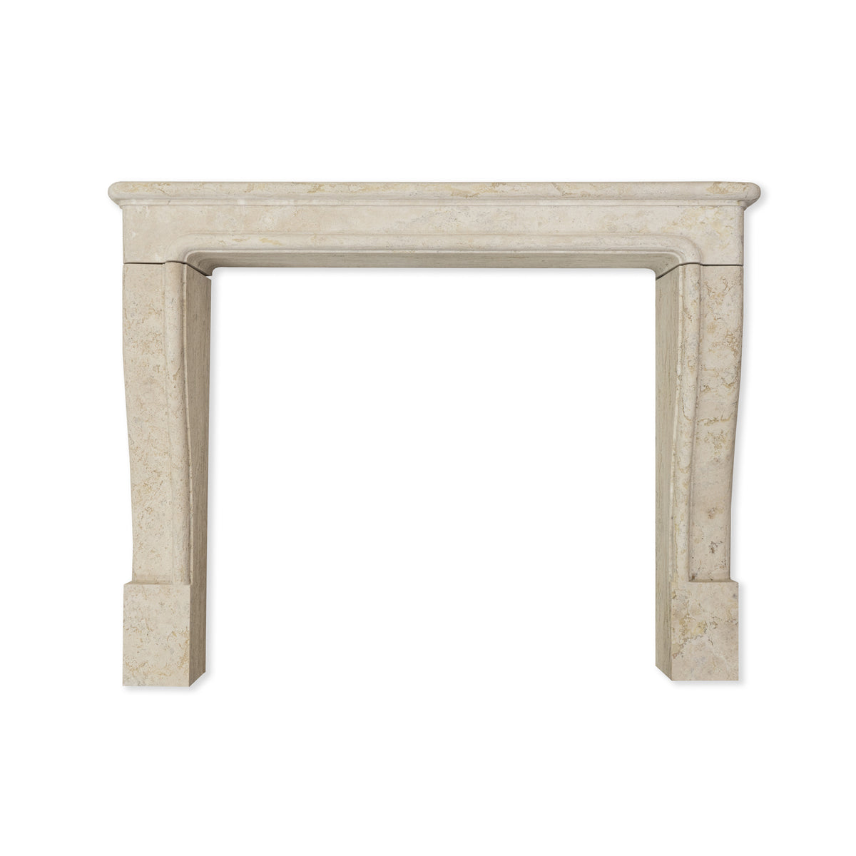 Hobson Fireplace in Maderno Travertine with Honed Finish Fullscreen Image View