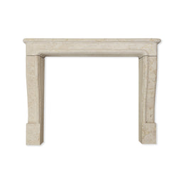 Hobson Fireplace in Maderno Travertine with Honed Finish view 2
