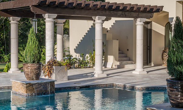 Tile Coloums Columns | MATERIAL Bespoke Stone + Tile