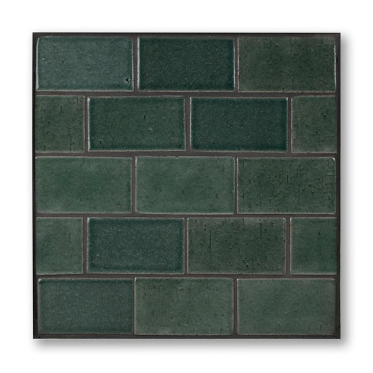 Bison Brick Aqua Ceramic Tile