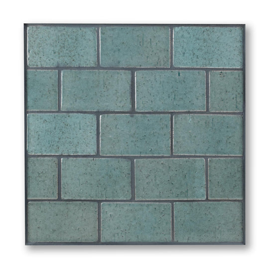 Bison Brick Sea Foam Ceramic Tile