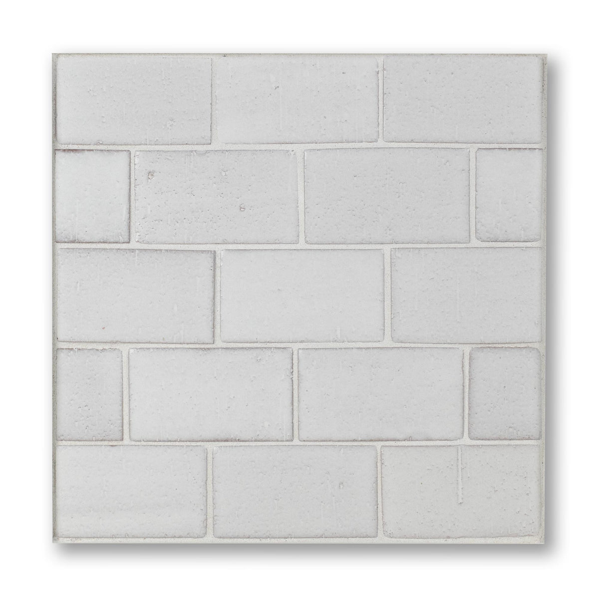 Bison Brick Matte White Ceramic Tile