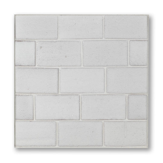 Bison Brick Matte White Ceramic Tile