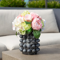 Bubble Vase & Wine Cooler in Black Marble