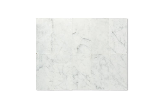 3x6” Carrara Marble Tile in Honed Finish