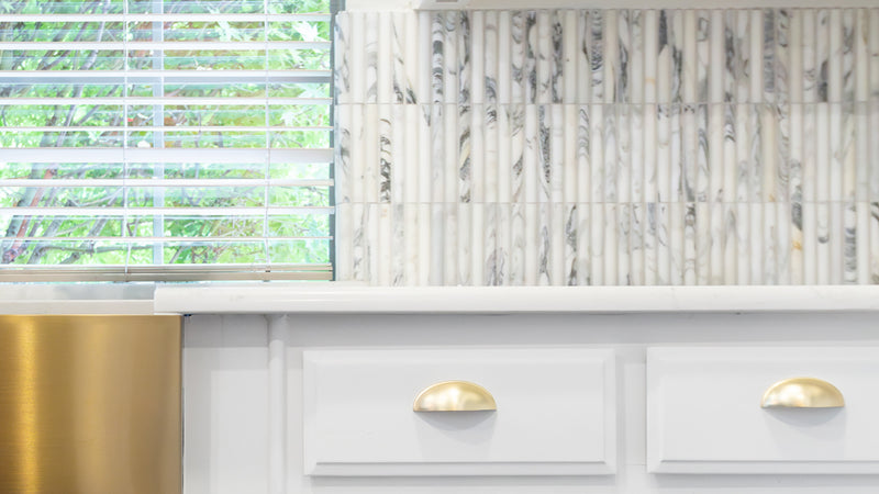 Arabesque Marble backsplash Mobile