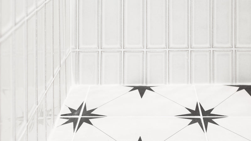 Frame Mosaic tile shower detail Mobile