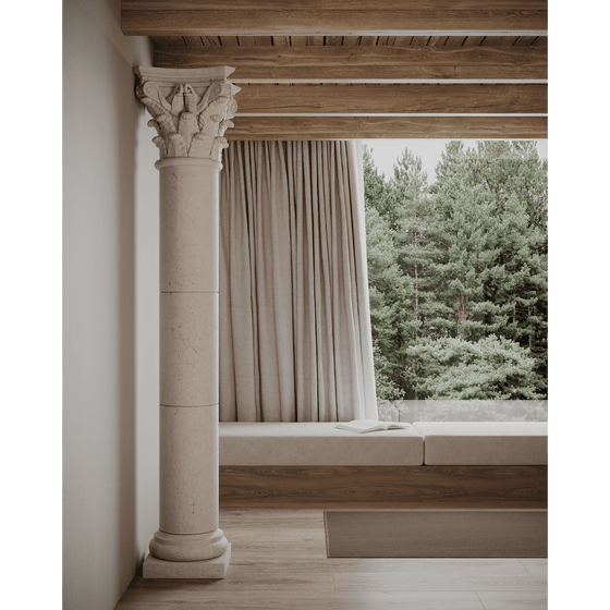 Tile Coloums Columns | MATERIAL Bespoke Stone + Tile