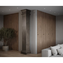 Doric Square Column shown in Sable Marble.