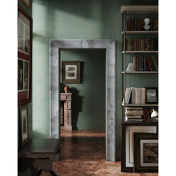 East Coast Door Surround shown in Modern Profile with Grigio Marble.