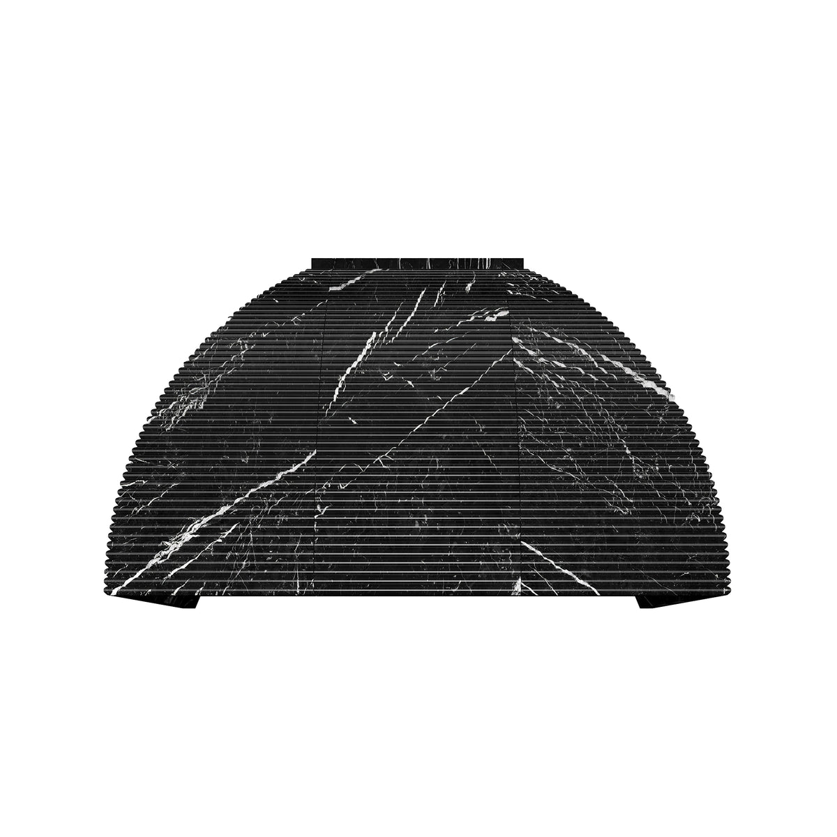 The Full Profile Extrovert Hood in Nero Marquina