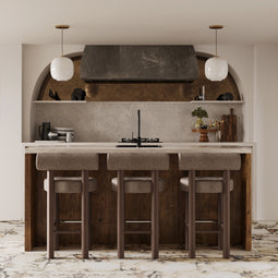The Low Profile Extrovert Hood Shown in Sable Marble