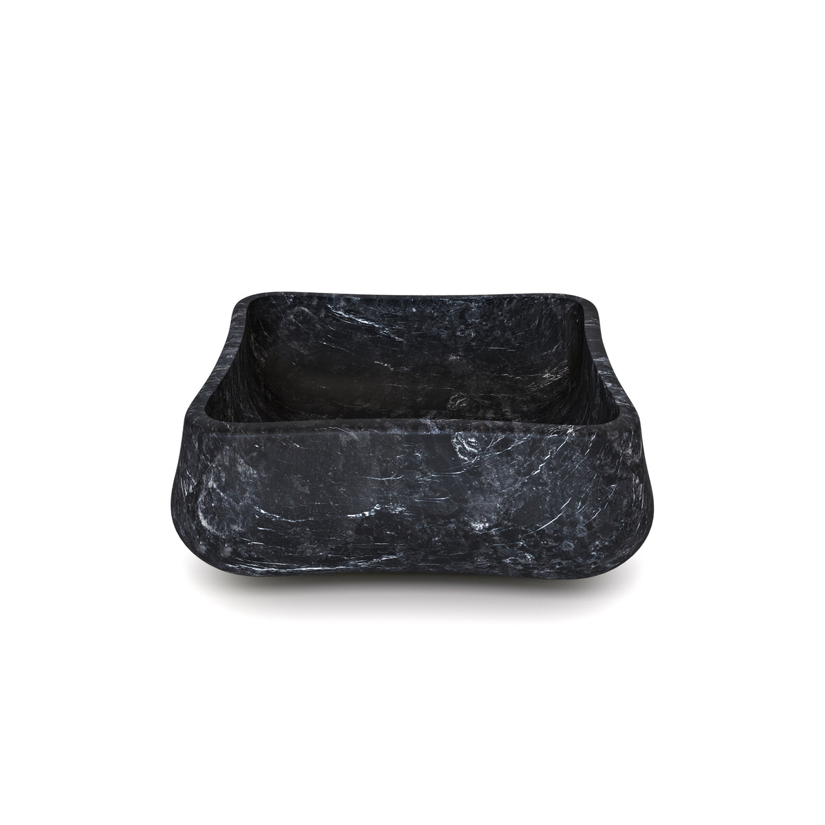Giovanni shown in Breccia Nero Marble.