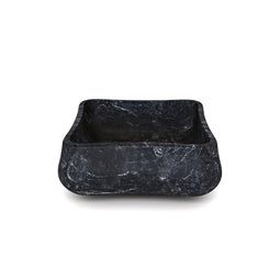 Giovanni shown in Breccia Nero Marble.