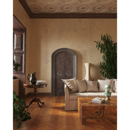 Heritage Door Surround shown in Transitional Profile with Sable Marble.