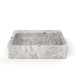 Lorenzo shown in Breccia Nuvole Marble. Product Thumbnails View