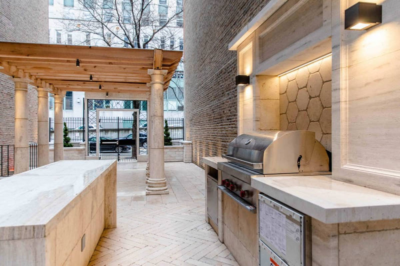 Vintage Vein-Cut Travertine Mobile